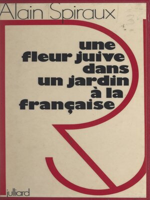 cover image of Une fleur juive dans un jardin à la française